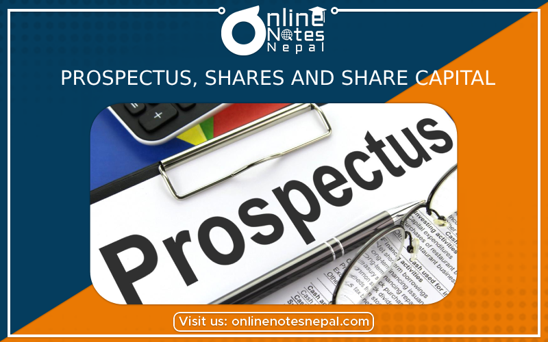 Prospectus, Shares and Share Capital